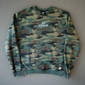100 Thieves Sweatshirt Medium Multicolor Camo Los Angeles Streetwear